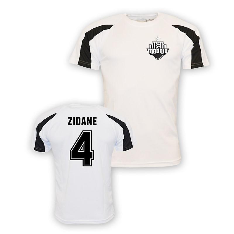 Zinedine Zidane Real Madrid Sports Training Jersey (white) – Kids