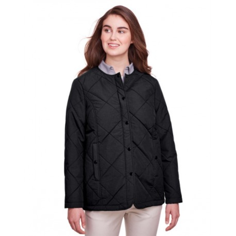 UltraClub UC708W Ladies’ Dawson Quilted Hacking Jacket | UltraClub UC708W