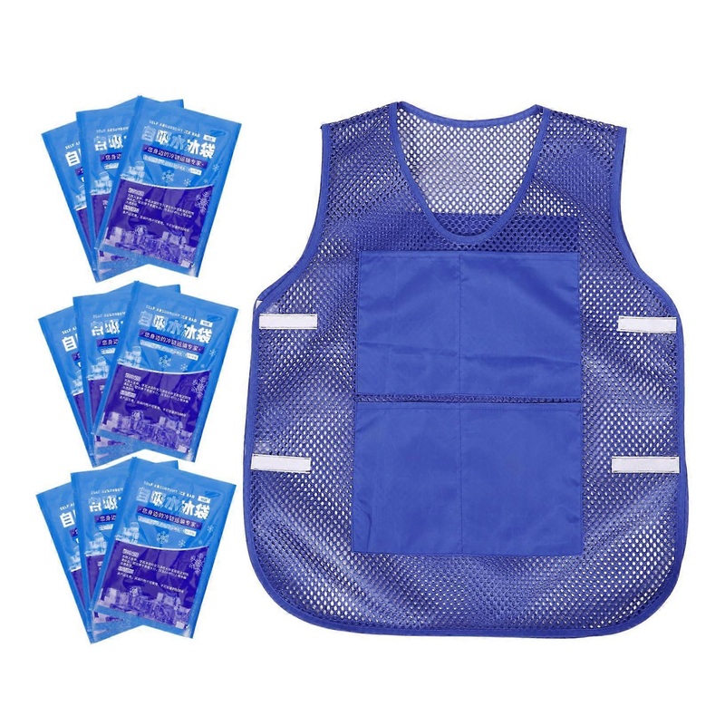 1piece cooling vest with ice packs, reusable cooling vest for men and women,  for hot summer days, outdoor activities, comfortable and .
