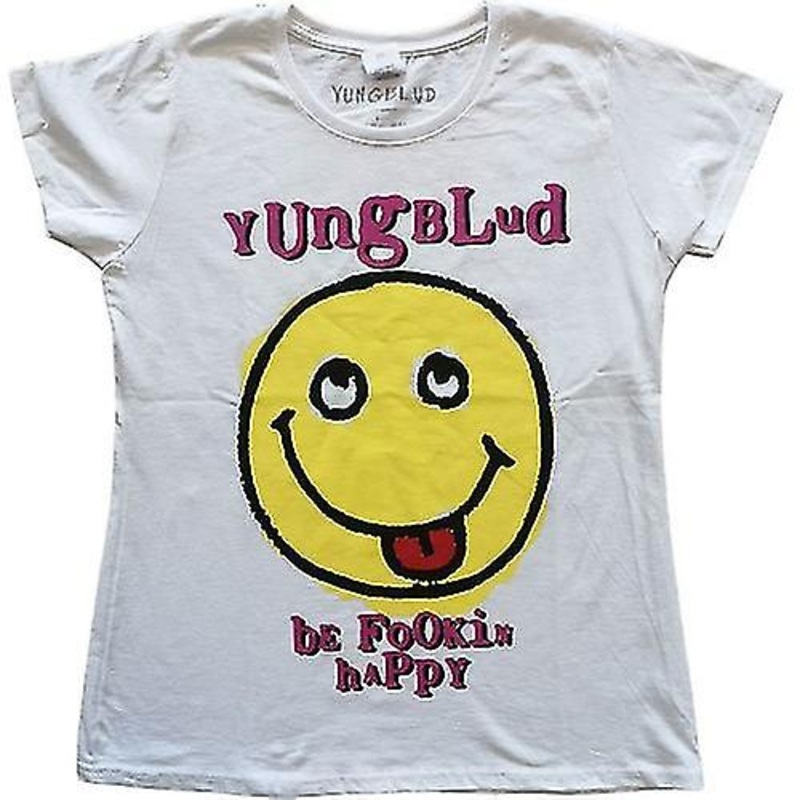 Yungblud Womens/Ladies Raver Smile Cotton T-Shirt