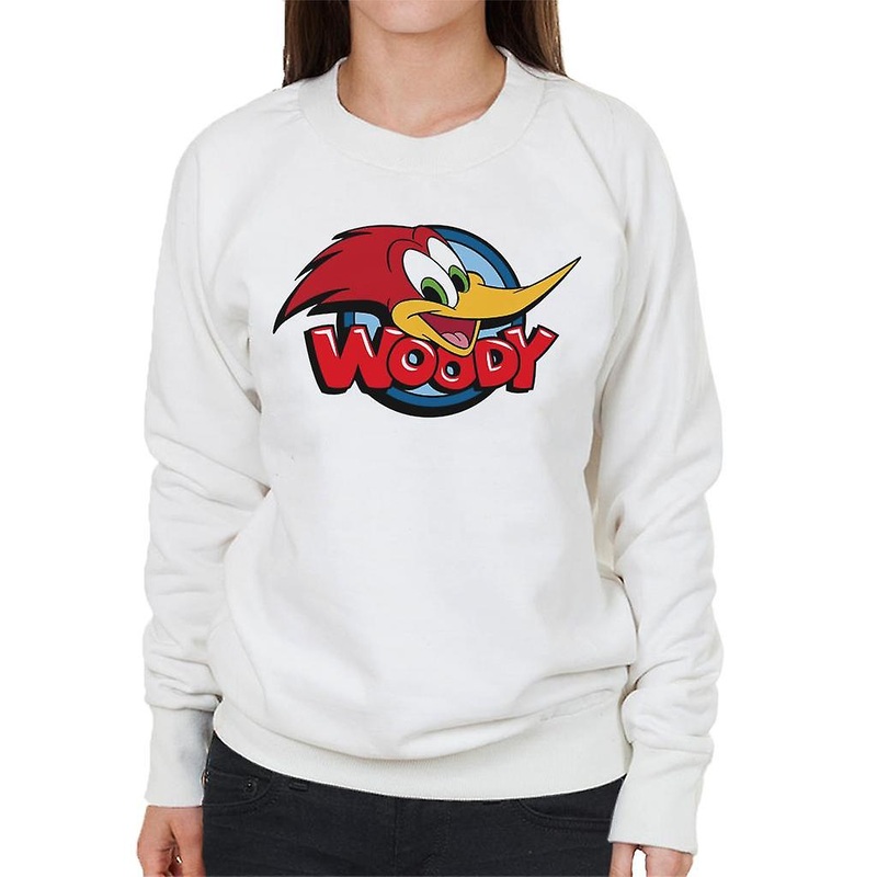 Woody Woodpecker Character Head Woody Logo Women’s Sweatshirt