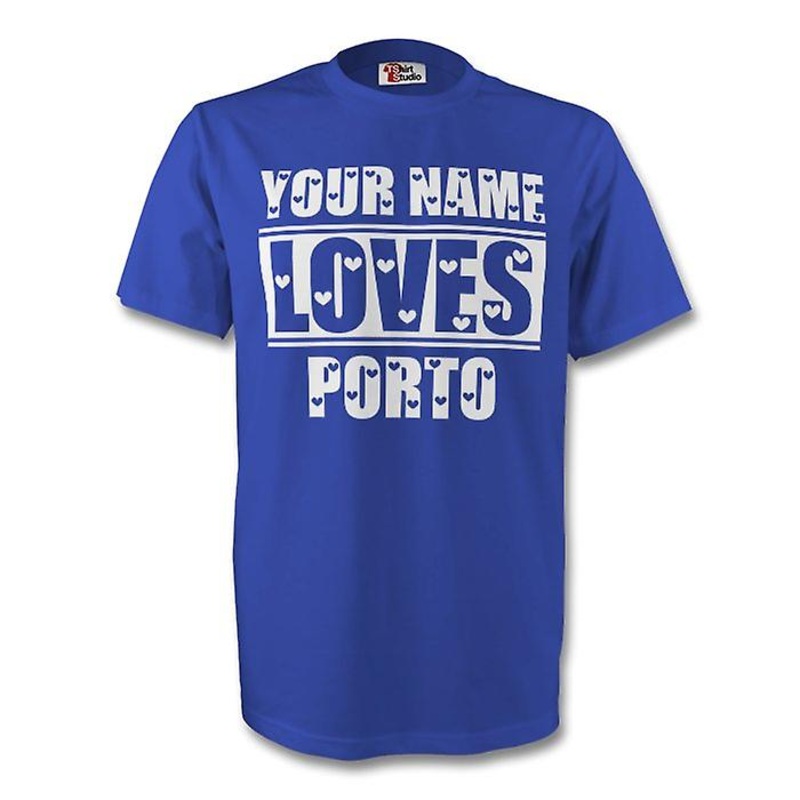 Your Name Loves Porto T-shirt (blue) – Kids