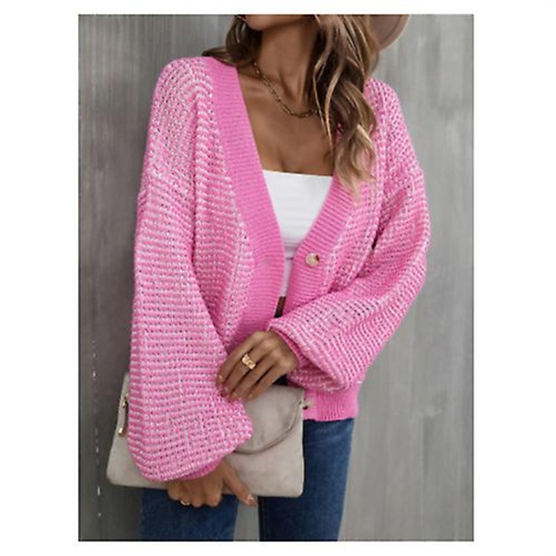 2022 Women’s Winter Coat Teen Girls Plus Size Knit Sweater Button Design Fashion Short Cardigan Sweater Loose Coat For Ladies