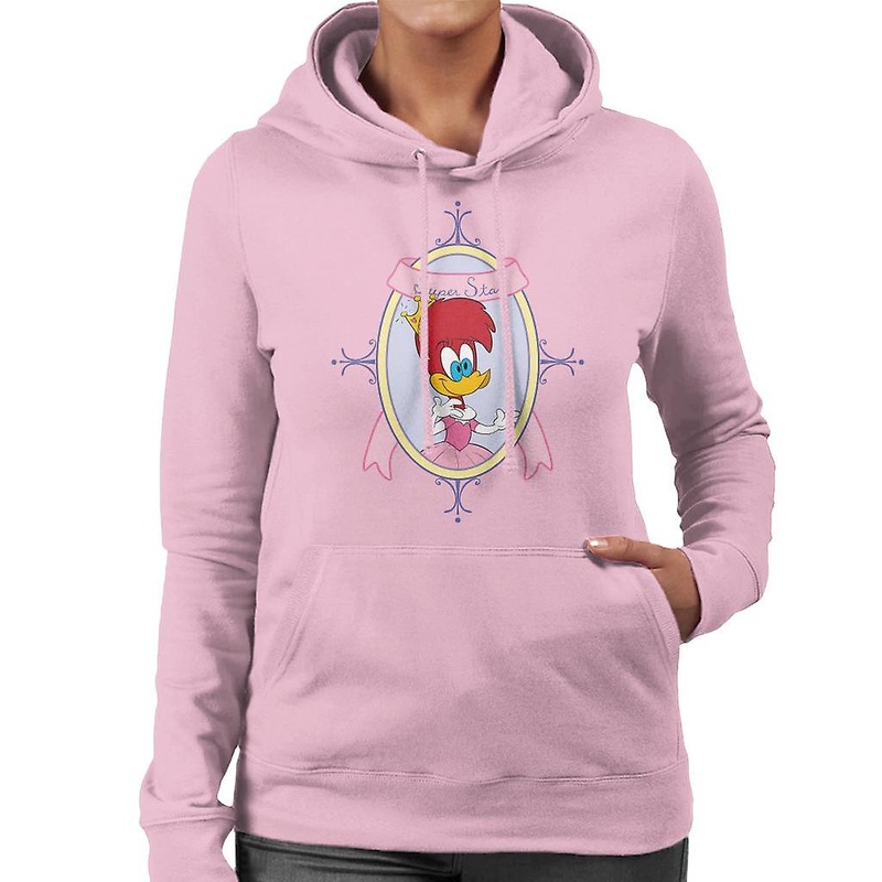 Woody Woodpecker Winnie Woodpecker Super Star Women’s Hooded Sweatshirt
