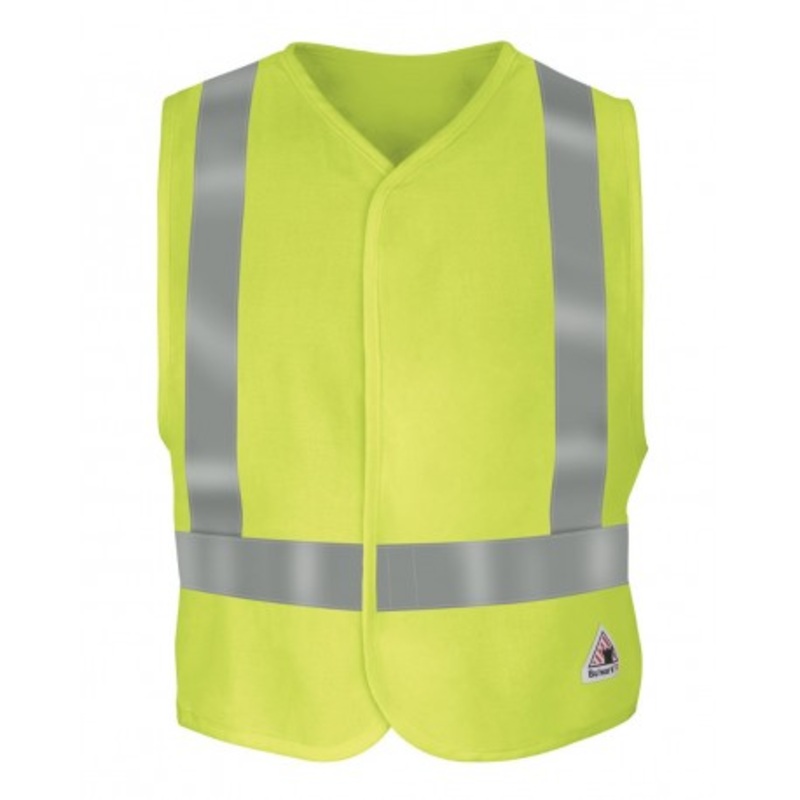 Bulwark VMV4HV Hi-Visibility Flame-Resistant Safety Vest | Bulwark VMV4HV