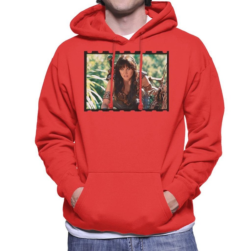 Xena Warrior Princess Spying Men’s Hooded Sweatshirt