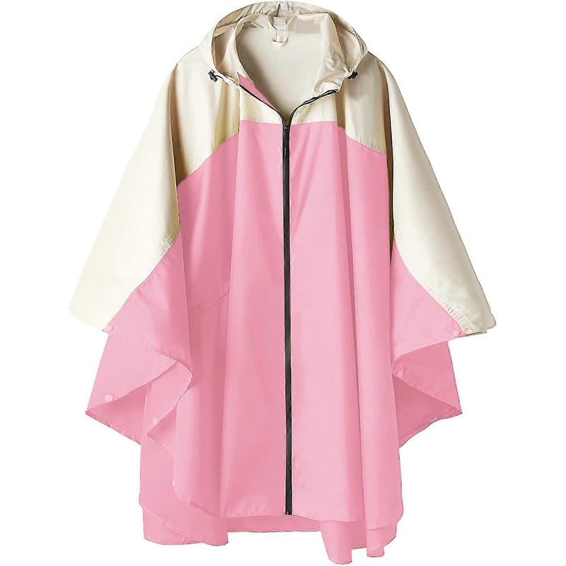 Unisex Rain Poncho Hooded Waterproof Raincoat for Adults Women