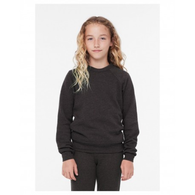 Bella + Canvas 3901Y Youth Sponge Fleece Raglan Sweatshirt | Bella + Canvas 3901Y