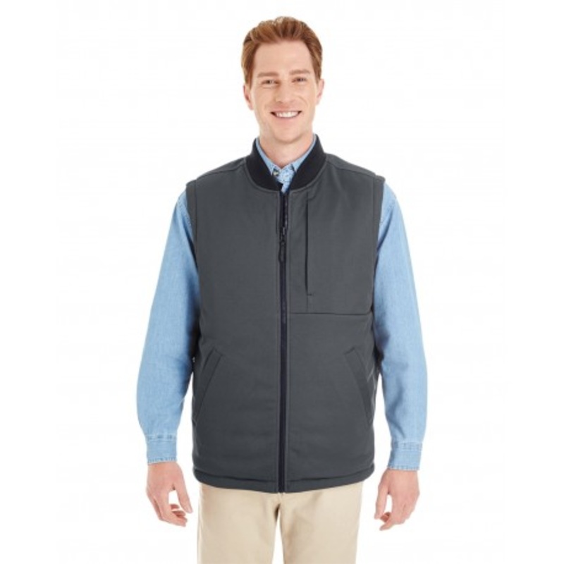 Harriton M776 Adult Dockside Interactive Reversible Freezer Vest | Harriton M776
