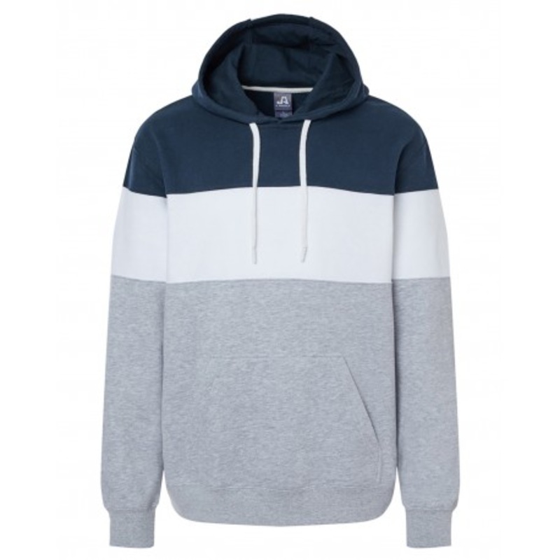 J America 8644JA Men’s Varsity Pullover Hooded Sweatshirt | J. America 8644JA