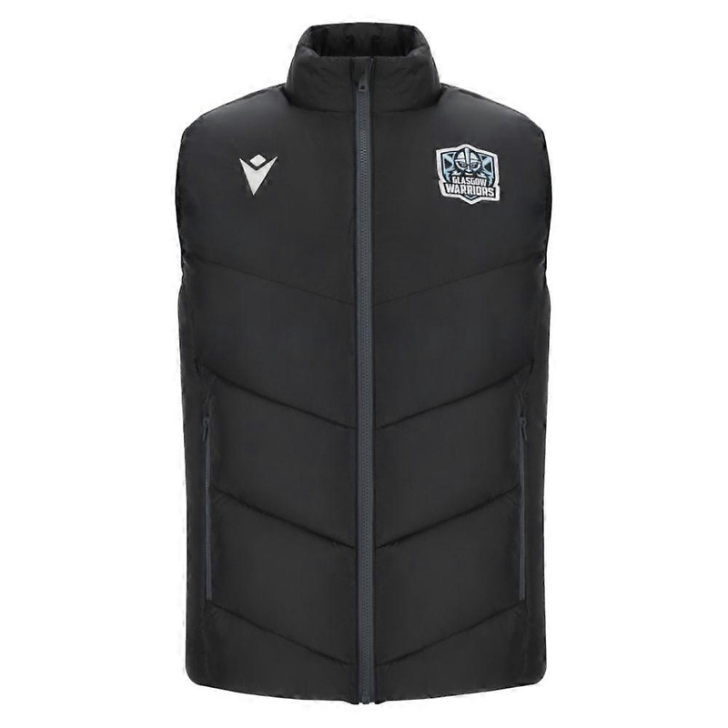 2025-2026 Glasgow Warriors Rugby Padded Gilet (Black)