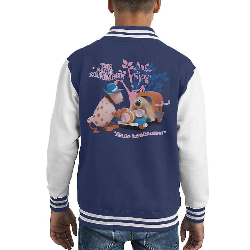 The Magic Roundabout Ermintrude & Dougal Hello Handsome Kid’s Varsity Jacket