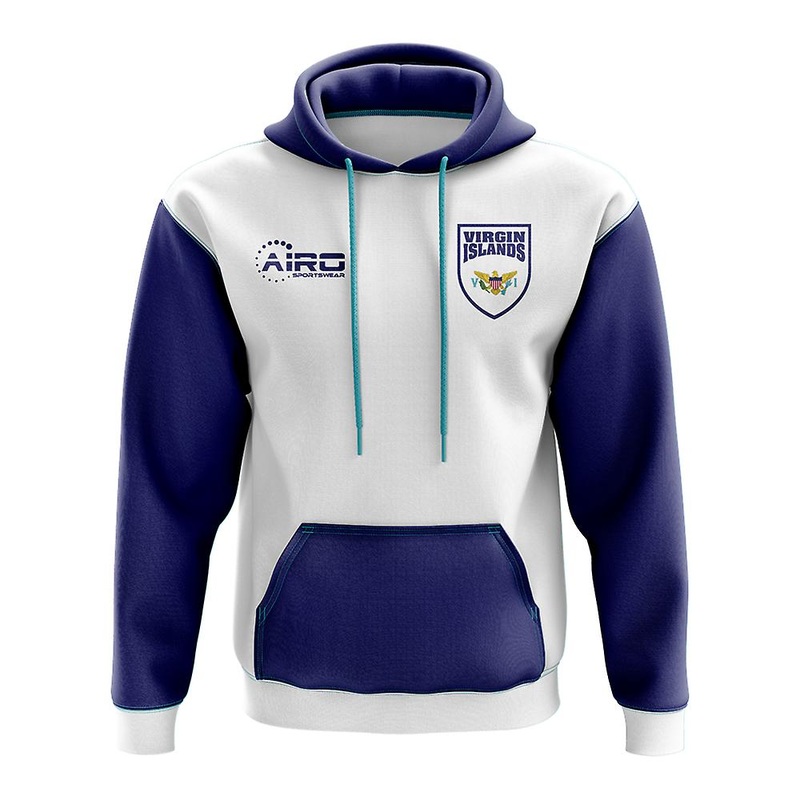 Virgin Islands Concept Country Football Hoody (White)