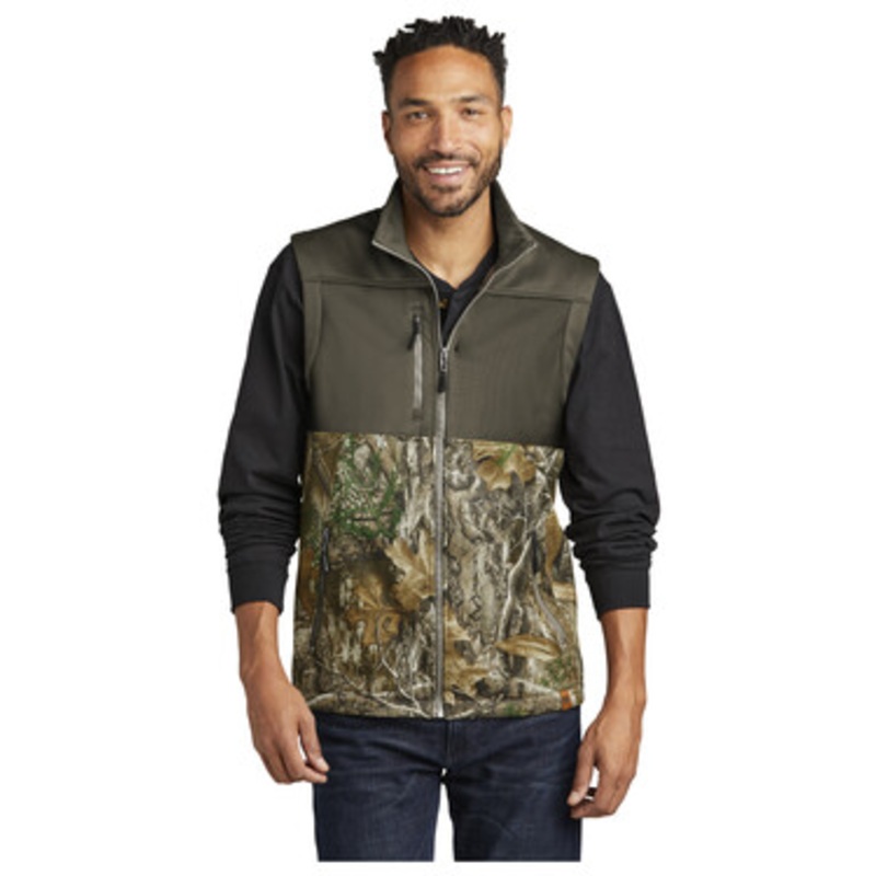 Russell Outdoors RU604 Realtree Atlas Colorblock Soft Shell Vest