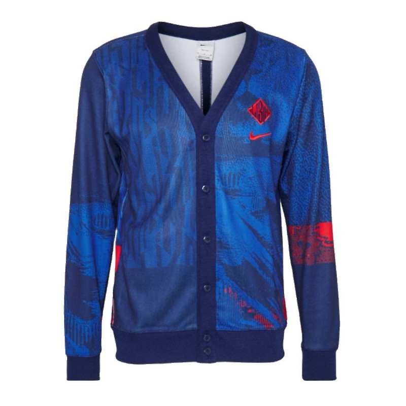 2022-2023 England Dri-FIT Player Cardigan (Blue)