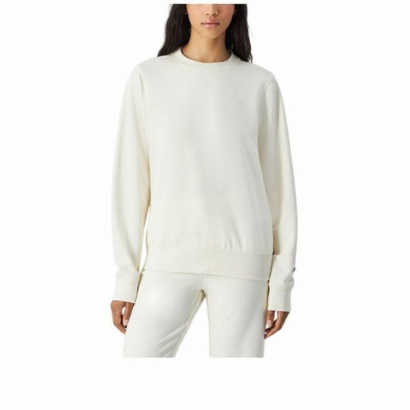 Womens Sweatshirt without Hood Champion Champion Crewneck White