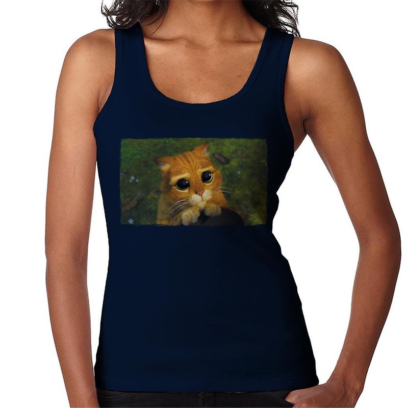 Shrek Puss In Boots Cute Eyes Women’s Vest