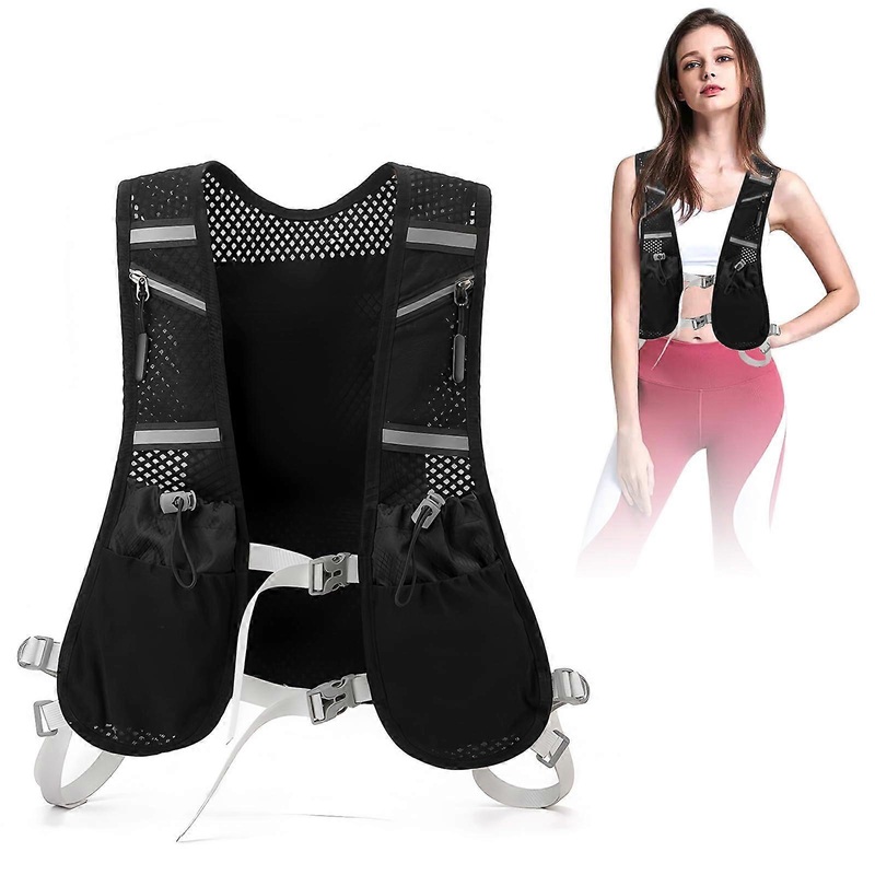 Running Vest for Men and Women, Adjustable Chest Straps, Running Vest, One Size, Adjustable Backpack Sports Vests