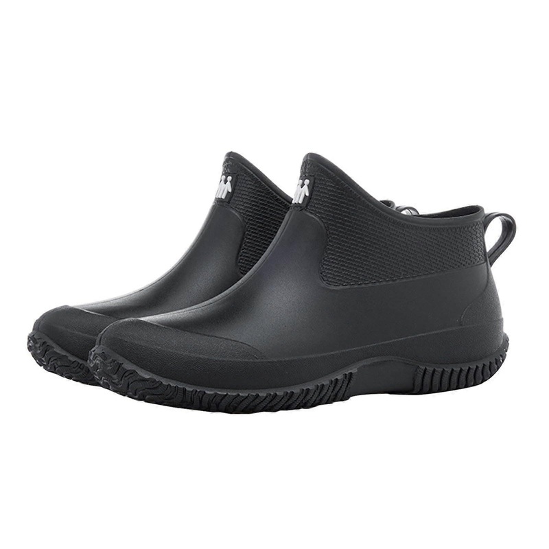 Women’s Rain Boots, Short Slip Casual Shoes, Short Ankle Boots, Outdoor Fashion, Men’s Casual Shoes, Short Quilted Boots for Women 41.5 EU Black