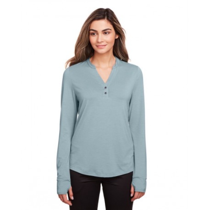 North End NE400W Ladies’ Jaq Snap-Up Stretch Performance Pullover | North End NE400W