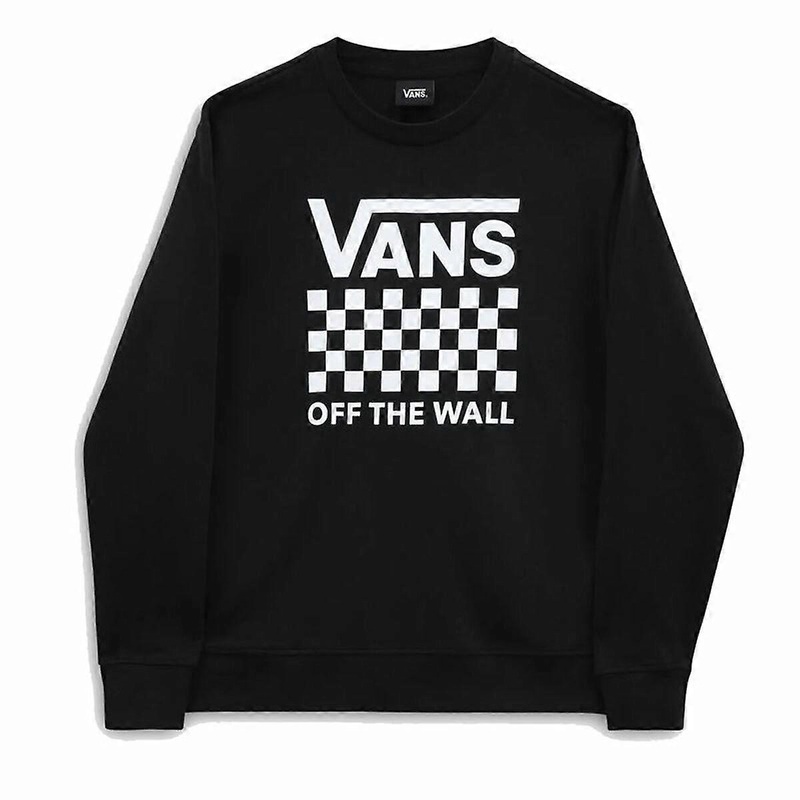 Womens Sweatshirt without Hood Vans Lock Box Black