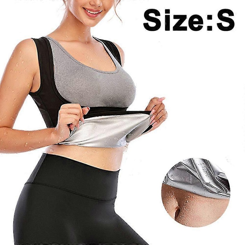 Sweat Vest For Women Tummy Control, Sauna Vest For Women Slimming Compression Abdomen Fitness Sweating Vest