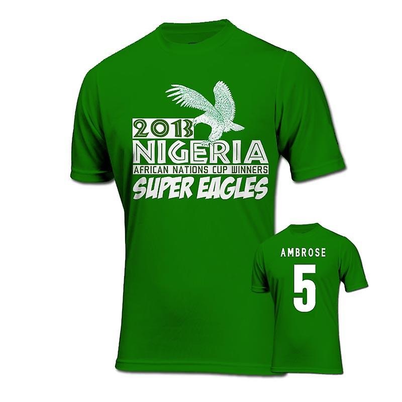 2013 Nigeria CAF Winners T-Shirt (Green) – Ambrose 5