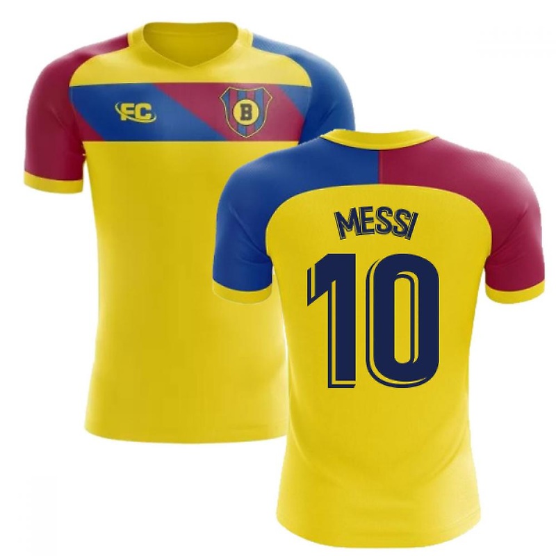 2018-2019 Barcelona Fans Culture Away Concept Shirt (Messi 10) – Adult Long Sleeve