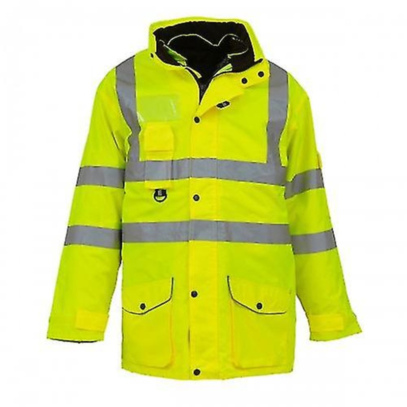 Yoko Hi Vis Multi-Function Breathable & Waterproof 7-In-1 Jacket (Pack Of 2)