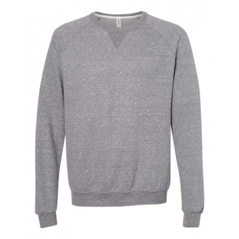 JERZEES 91MR Snow Heather French Terry Crewneck Sweatshirt | Jerzees 91MR