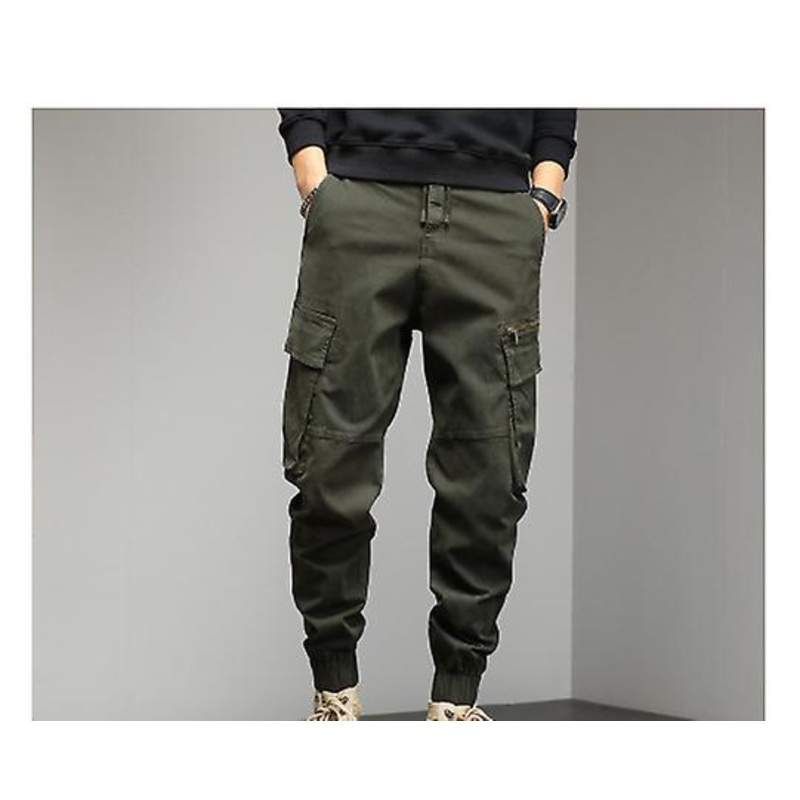 2022 New Design Casual Pants Men’s Loose Cargo Pants Trousers With Pockets Jogging Sweatpants Cargo Pants For Youth