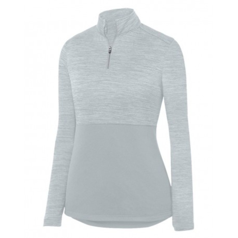 Augusta Sportswear 2909 Women’s Shadow Tonal Heather Quarter-Zip Pullover | Augusta Sportswear 2909