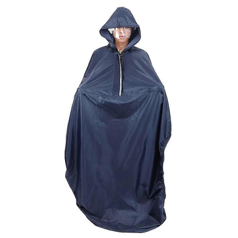 Wheelchair Poncho Lightweight Waterproof Rain Coat Breathable Hooded Cape Reusable Packable Unisex