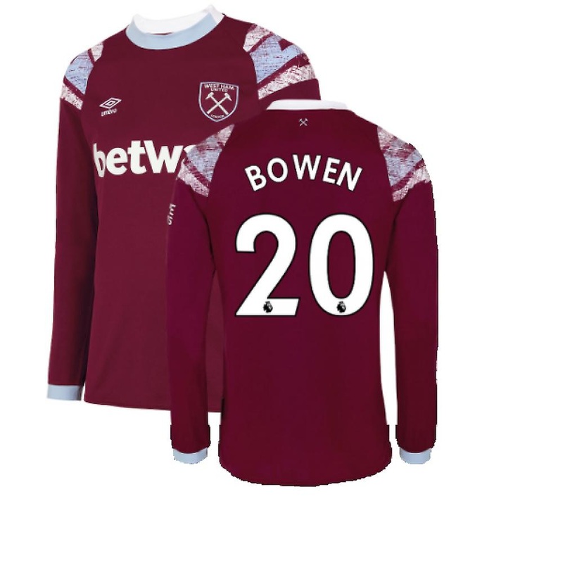 2022-2023 West Ham Long Sleeve Home Shirt (BOWEN 20)