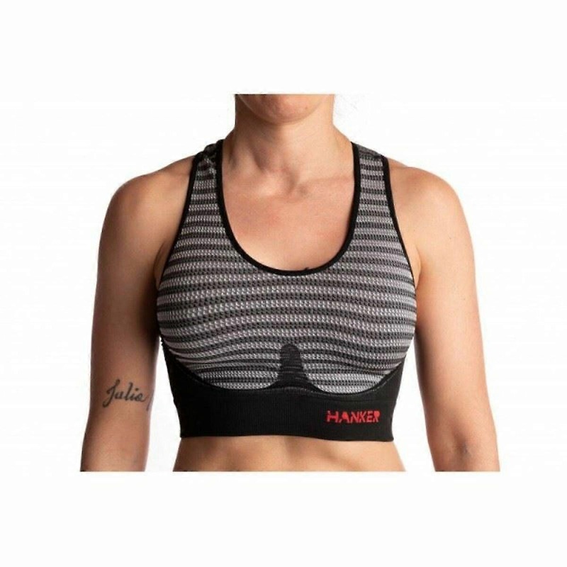 Womens Sports Top Hanker Cane  Grey Running