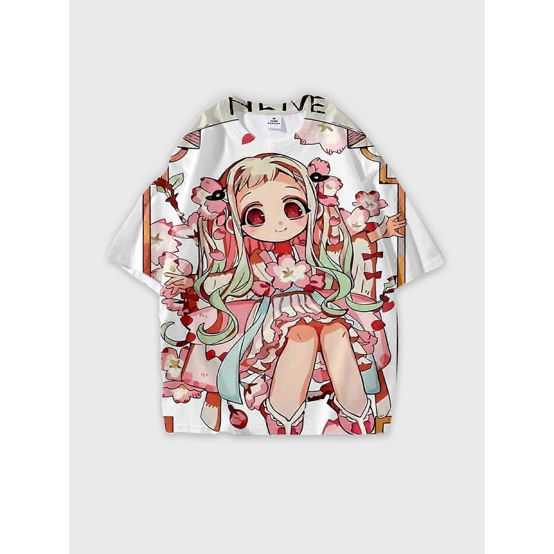 T-Shirt Short Sleeve Round Neck, Summer Casual Loose Graphic Tee, Unisex The Toilet-bound Hanako-kun W451
